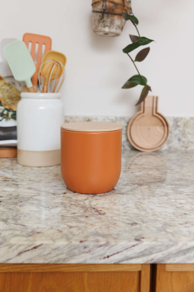 Industrial Kitchen Medium Canister - Orange