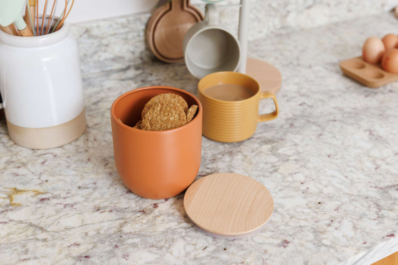 Industrial Kitchen Medium Canister - Orange
