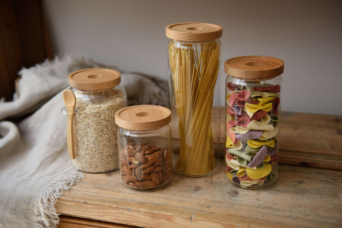 Industrial Kitchen Medium Glass Storage Jar – 1.2L