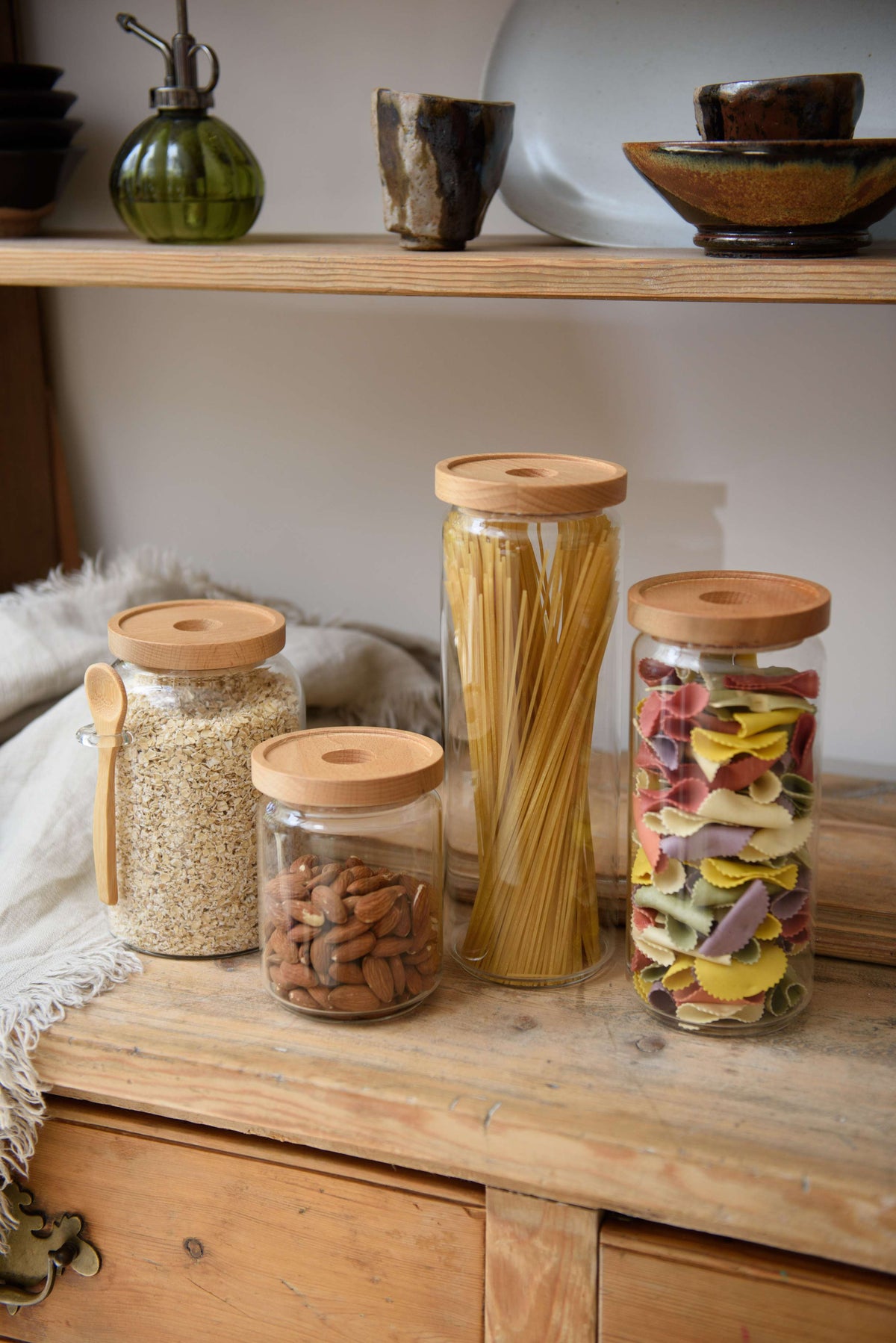 Industrial Kitchen Glass Storage Jar - Small