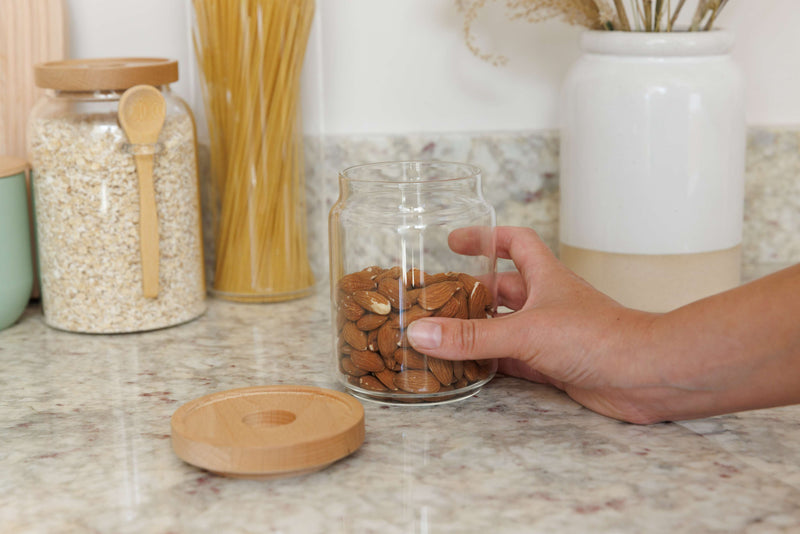 Industrial Kitchen Glass Storage Jar - Small