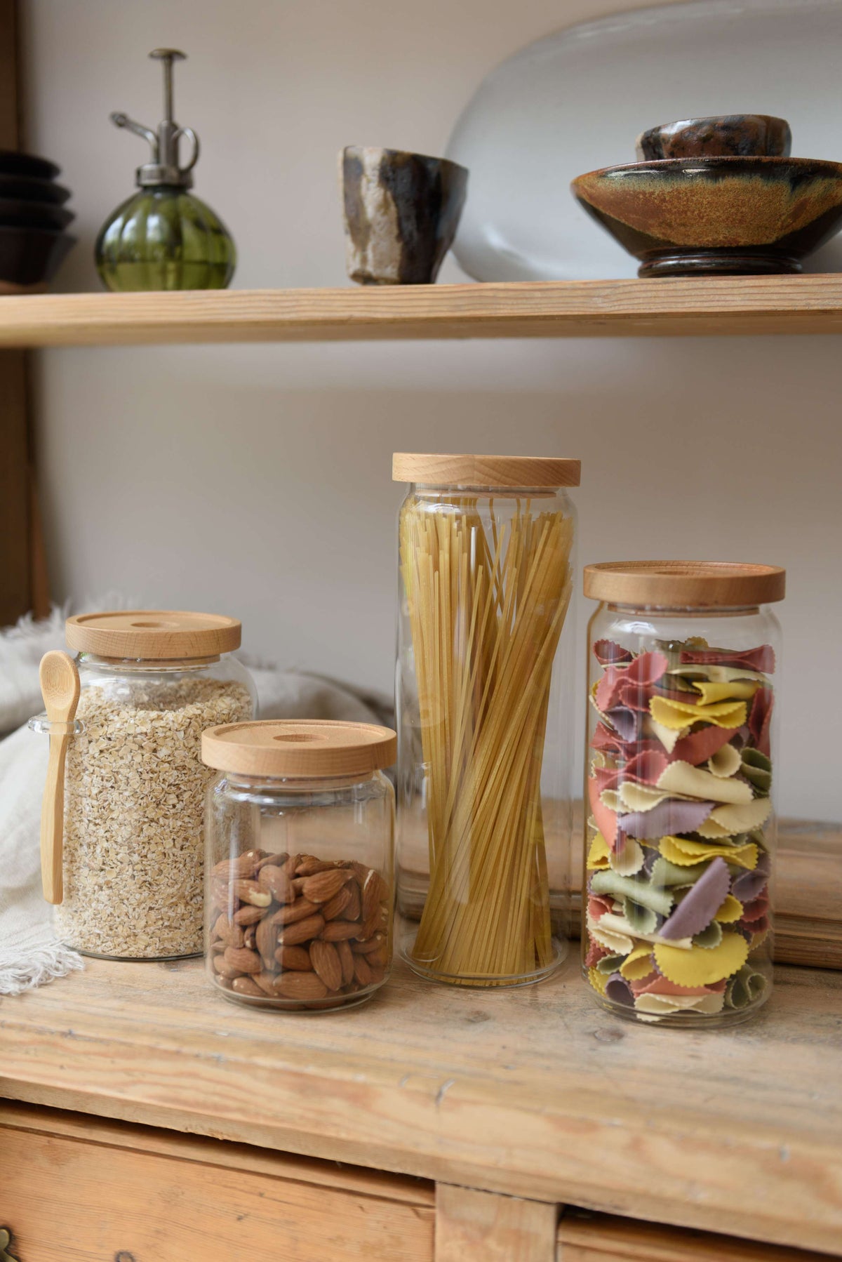 Industrial Kitchen Glass Storage Jar - Small
