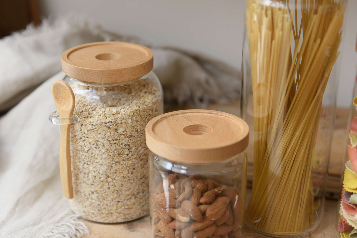 Industrial Kitchen Glass Storage Jar - Small