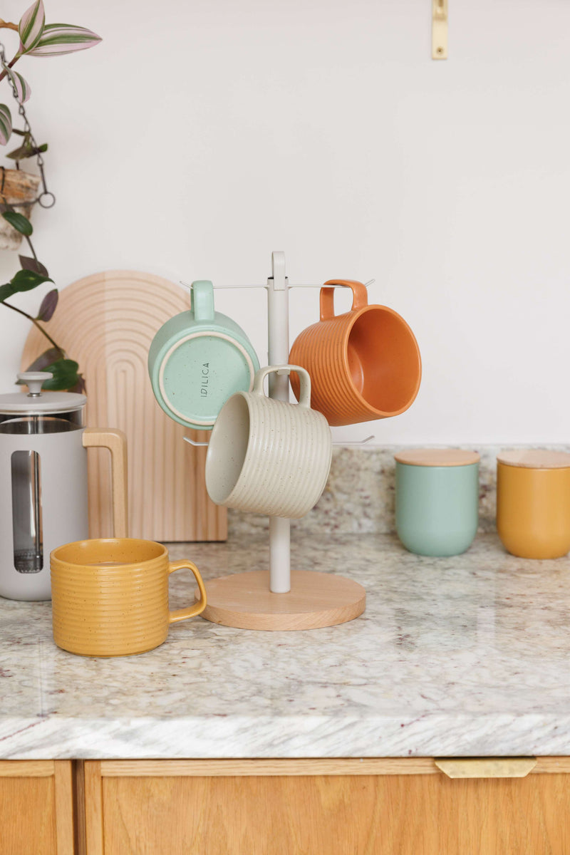 Industrial Kitchen Mug Tree