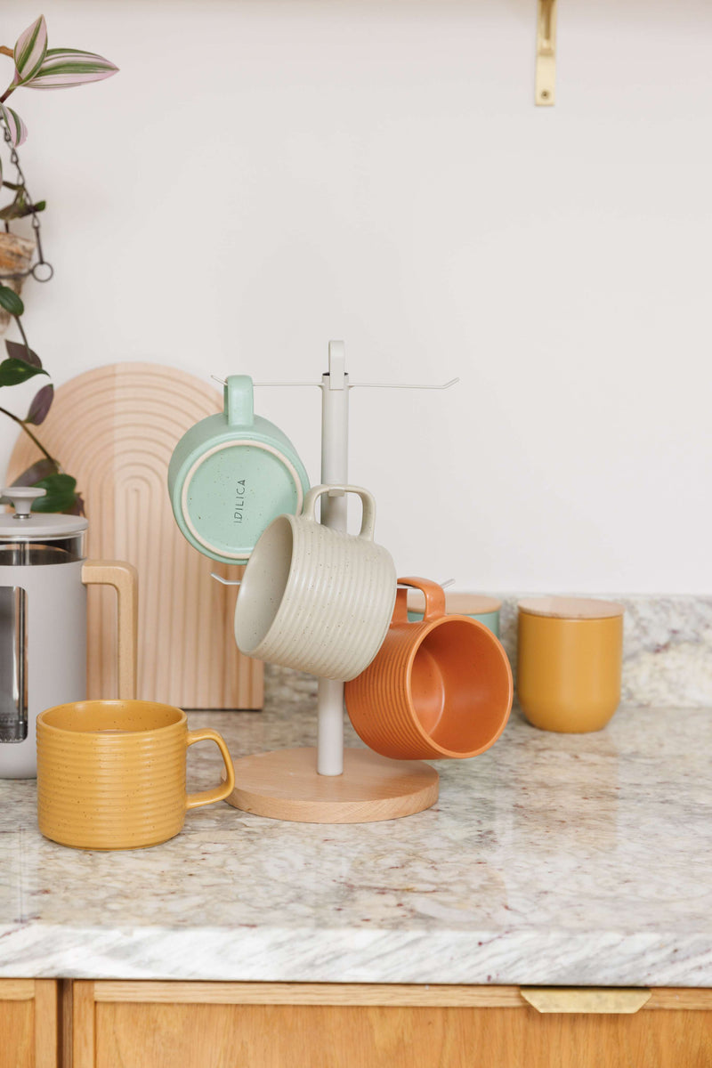 Industrial Kitchen Mug Tree