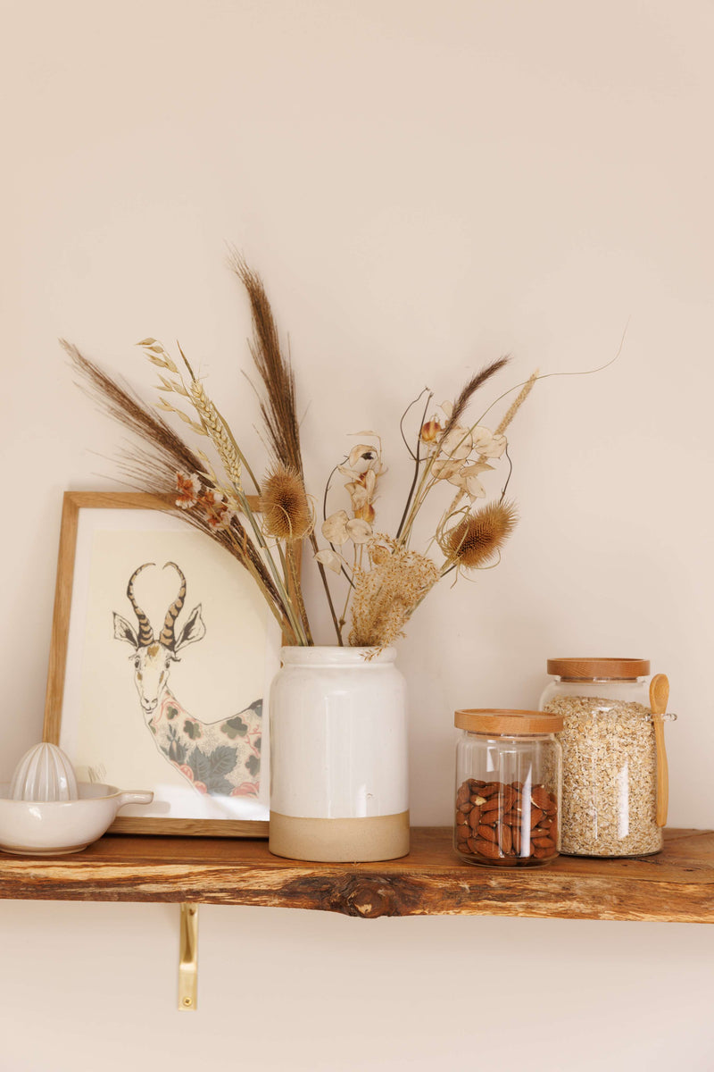 Industrial Kitchen Utensil Holder – Brushed Steel