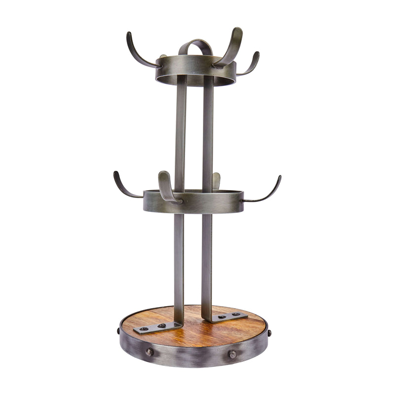 Industrial Kitchen Mug Tree – Grey