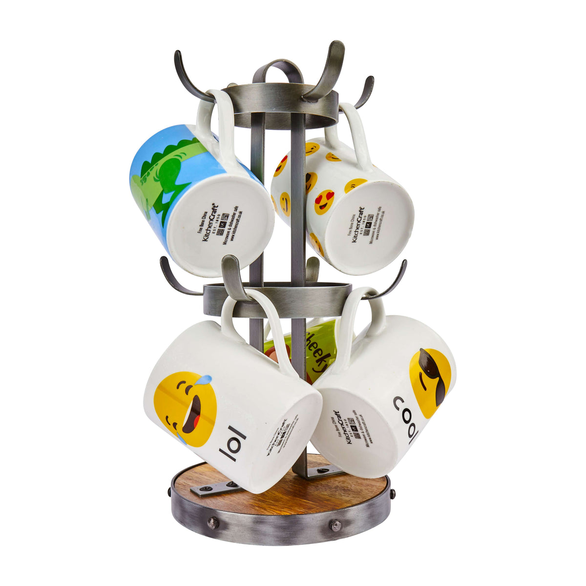 Industrial Kitchen Mug Tree – Grey