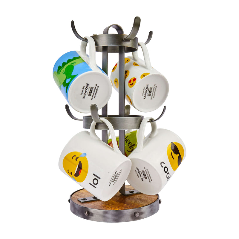 Industrial Kitchen Mug Tree – Grey
