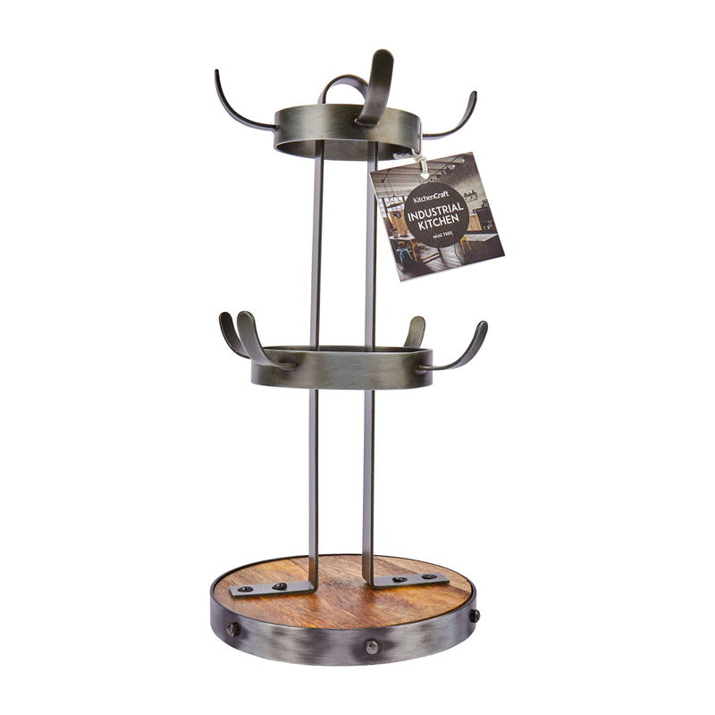 Industrial Kitchen Mug Tree – Grey