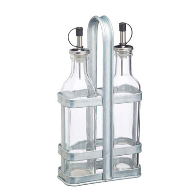 Industrial Kitchen Oil & Vinegar Dispenser Set (2-Piece)