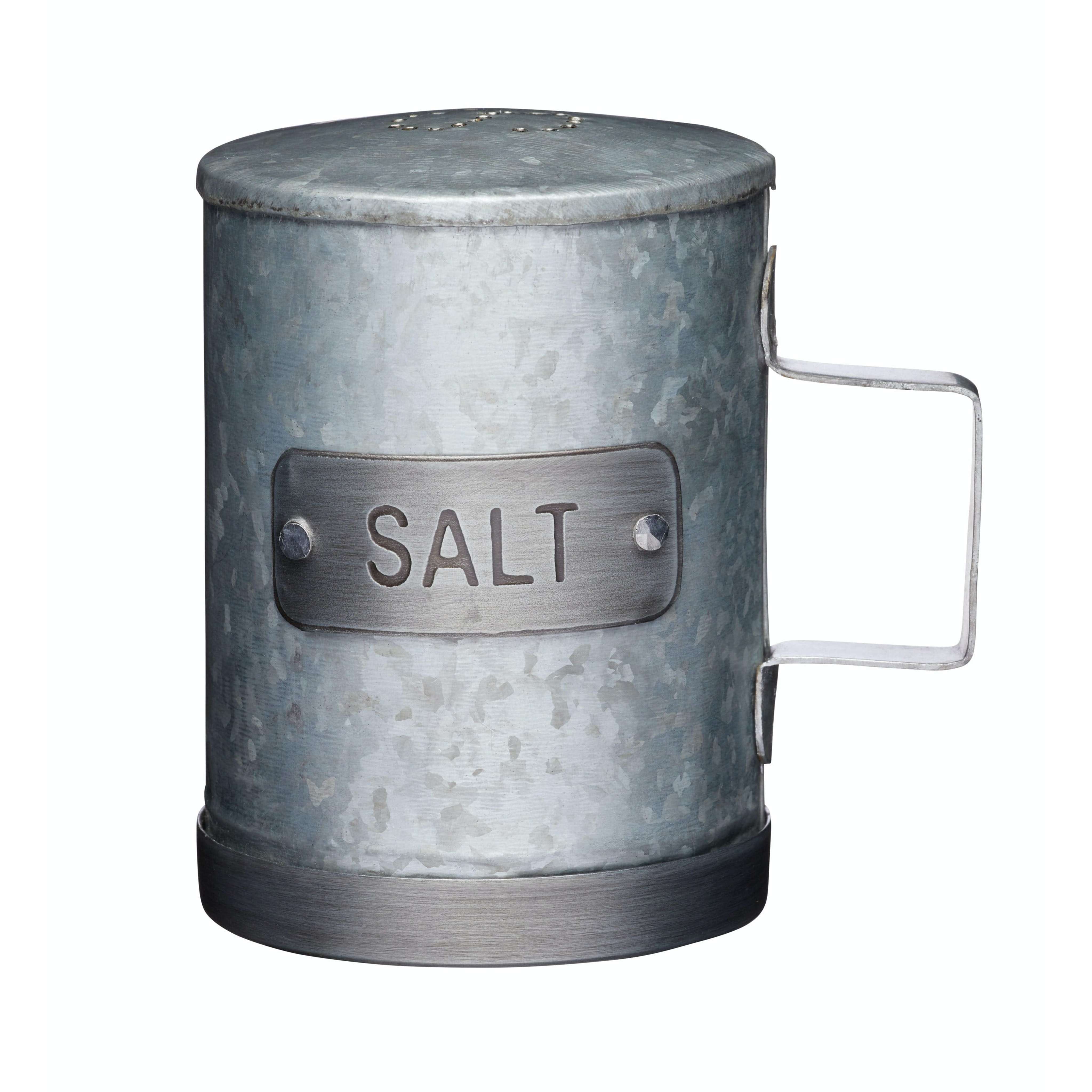 Industrial Kitchen Salt & Pepper Shakers – Glass & Steel