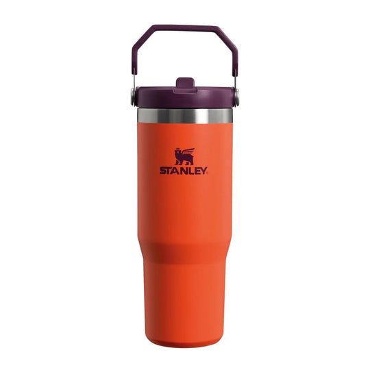 The IceFlow™ Flip Straw Tumbler 0.89L / 30oz - Tigerlily