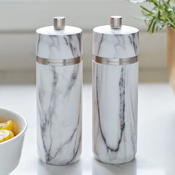 MasterClass Marble Finish 17 cm Salt or Pepper Mill