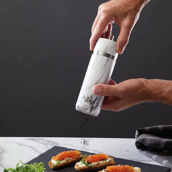 MasterClass Marble Finish 17 cm Salt or Pepper Mill