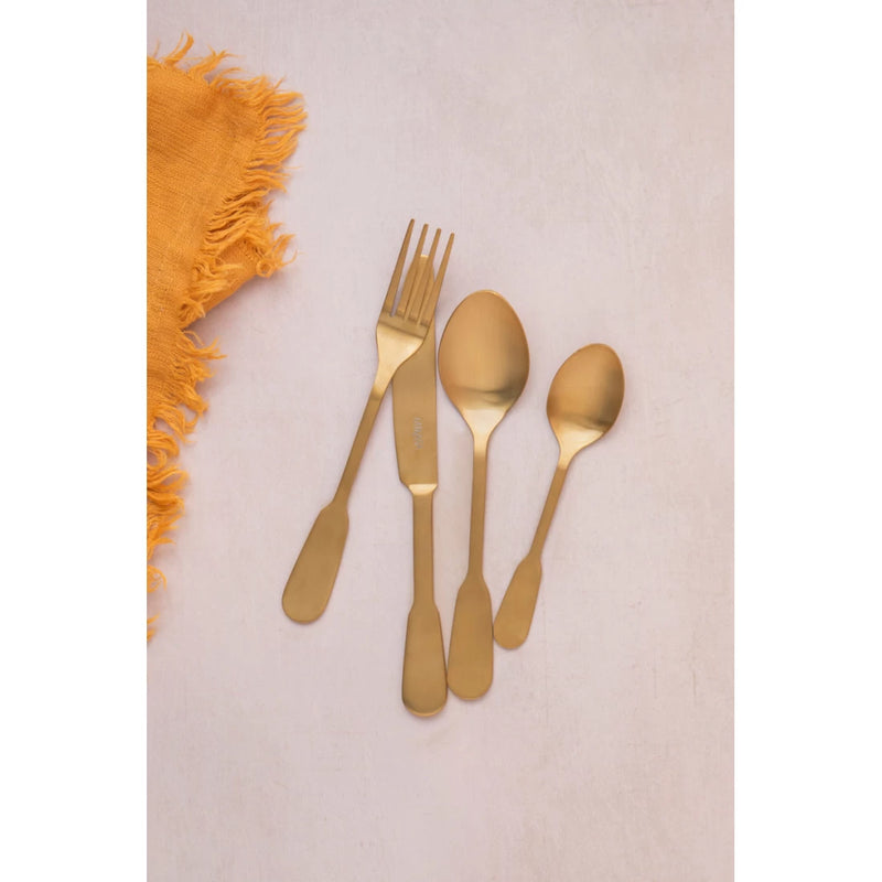 Mikasa Soho Gold Stainless Steel Cutlery Set – 16 Piece