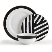 Mikasa Luxe Deco 12-Piece Dinner Set