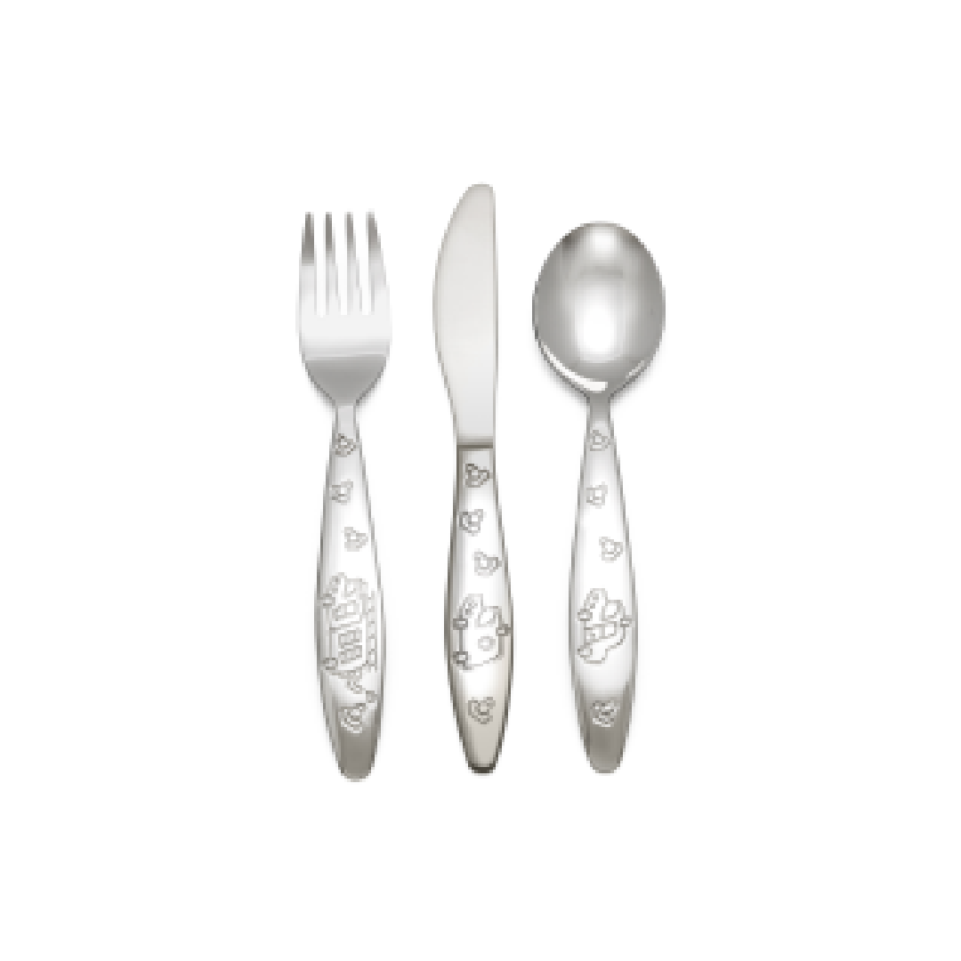 Children's cutlery 3pcs Emergency veh. s/s