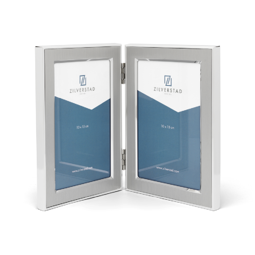 Photo frame Padua 2x 10x15 aluminium