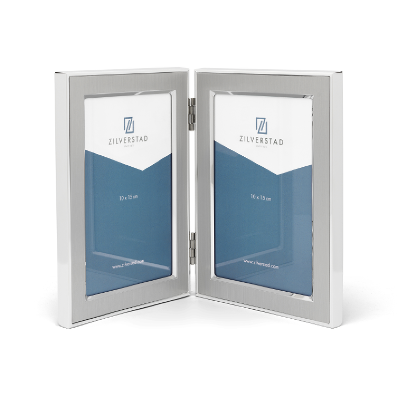 Photo frame Padua 2x 10x15 aluminium