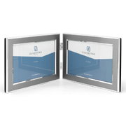 Photo frame Padua 2x 15x10 aluminium
