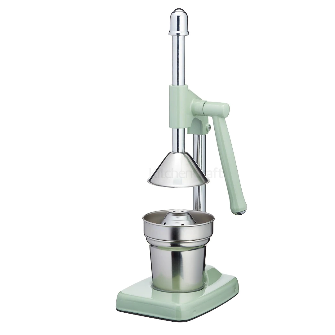 Living Nostalgia by KitchenCraft English Sage Green Orange Juicer