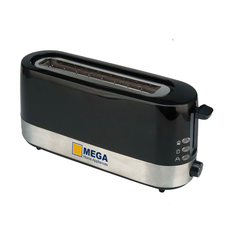 MEGA TOASTER 850W, SINGLE SLICE, BLACK