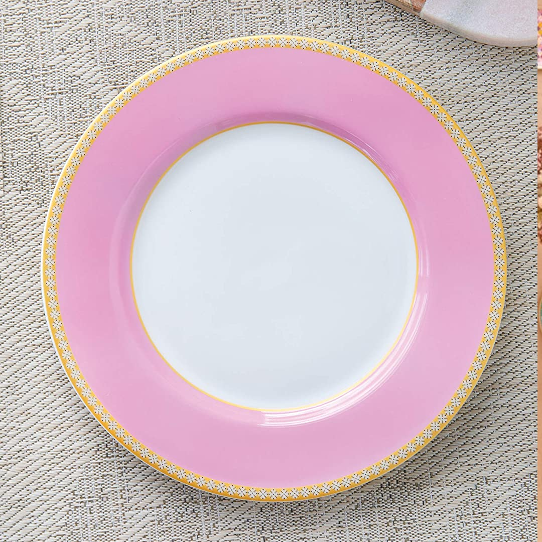 Maxwell & Williams Teas & C's: Kasbah Classic Rim Plate - Hot Pink