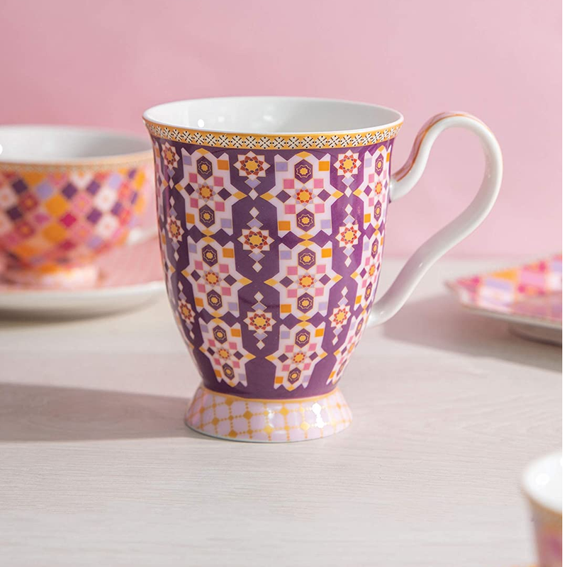 Maxwell & Williams HV0120 Teas & C’s Kasbah Coffee Mug in Gift Box, Porcelain, Rose, 300 ml