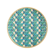 Maxwell & Williams HV0121 Teas & C’s Kasbah Cake Plate in Gift Box, Coupe Style, Porcelain, Mint Green, 19.5 cm