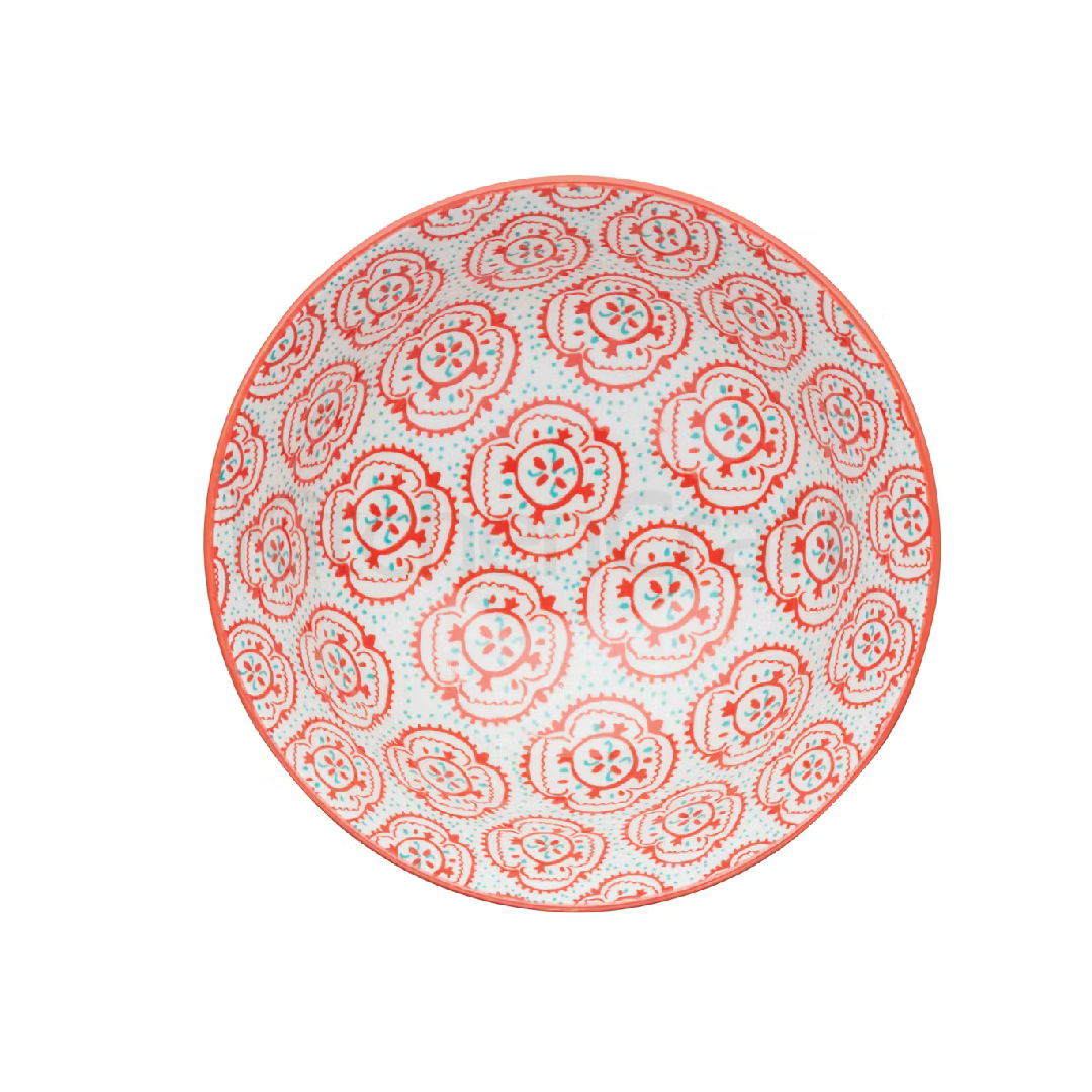 KitchenCraft Bright Yellow Floral Ceramic Bowls