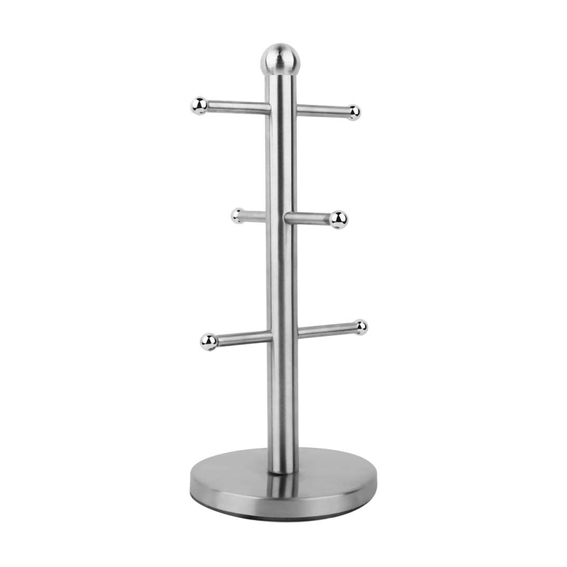 Stainless Steel Mug Rack Tree Shape Storage Tea Cup Holder Organizer Kitchen Storage Rack