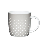 Kitchencraft China Grey Polka Mug | Kcmbar147