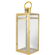 Stainless Steel Lantern, Gold