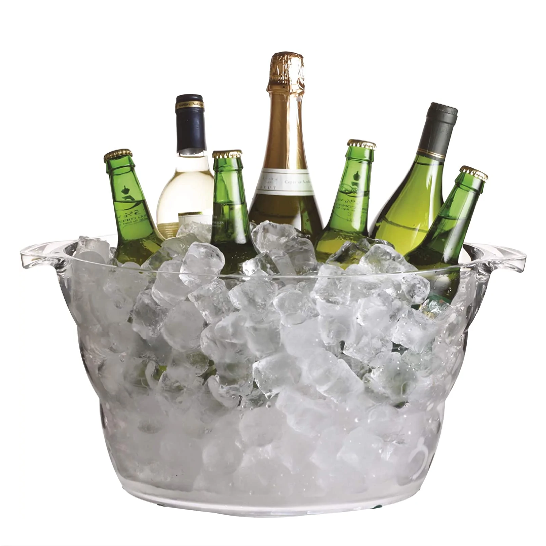 Bar Craft Mix It Acrylic Large Oval Drinks Pail / Cooler