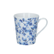Mikasa Hampton Porcelain 330ml White Flower Conical Mug