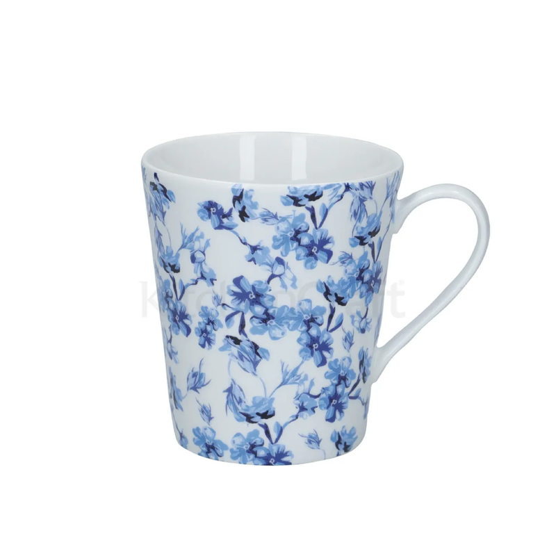 Mikasa Hampton Porcelain 330ml White Flower Conical Mug