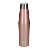 BUILT Perfect Seal Vacuum Insulated Water Bottle, 540 ml, Rose Gold