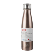 Built 17Oz Double Walled Stainless Steel Water Bottle Rose Gold