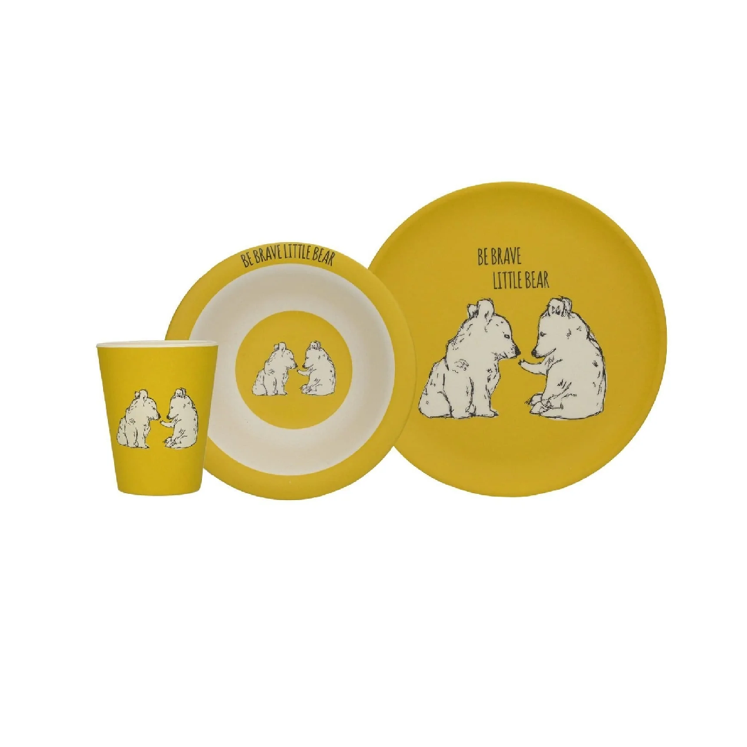 Creative Tops Into The Wild Bear 3Pc Kids Set
