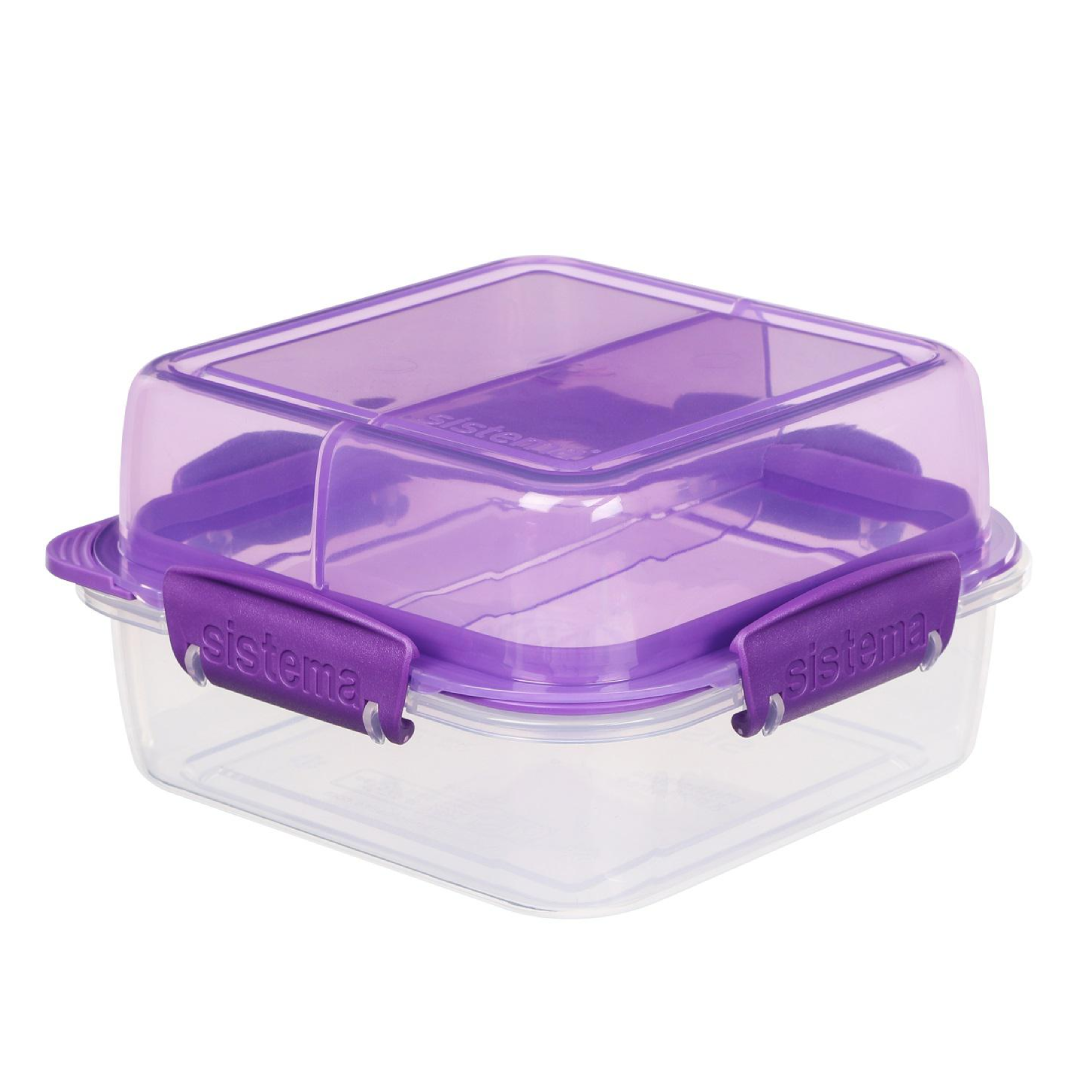Sistema 1.24L Lunch Stack To Go Square