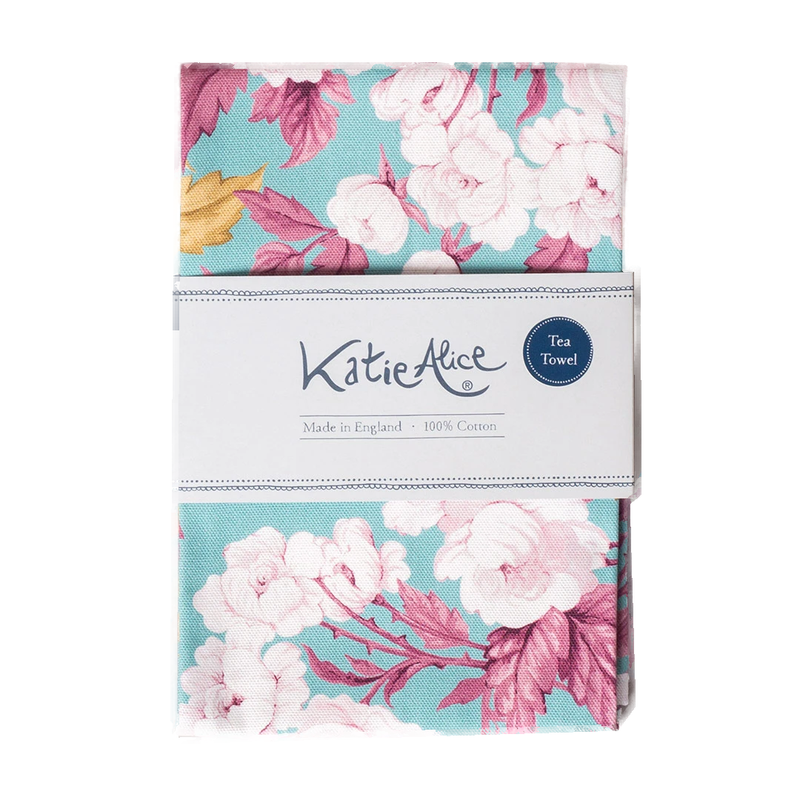 English Roses Tea towel