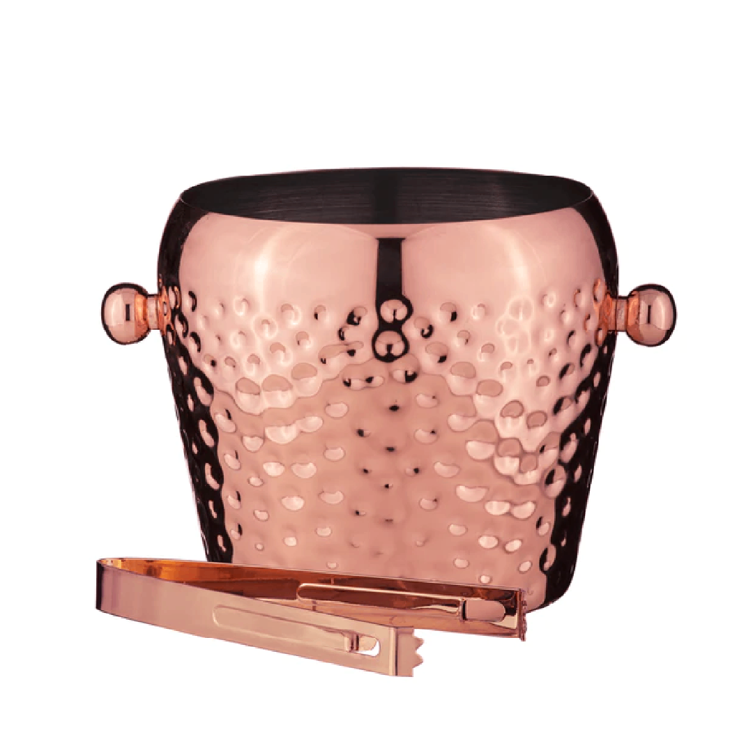 SPENCER HAMMERED COPPER ICE BUCKET