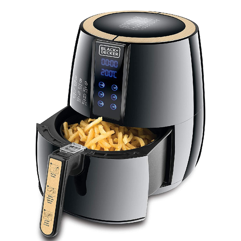 Air Fryer Rapid Air Convection Technology Digital Control Panel 1500W 4L