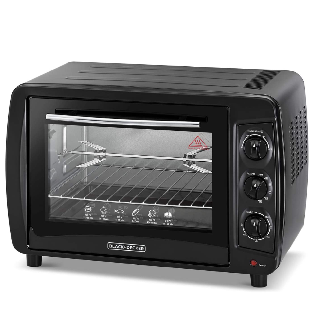 Black+Decker 35L Double Glass Multifunction Toaster Oven