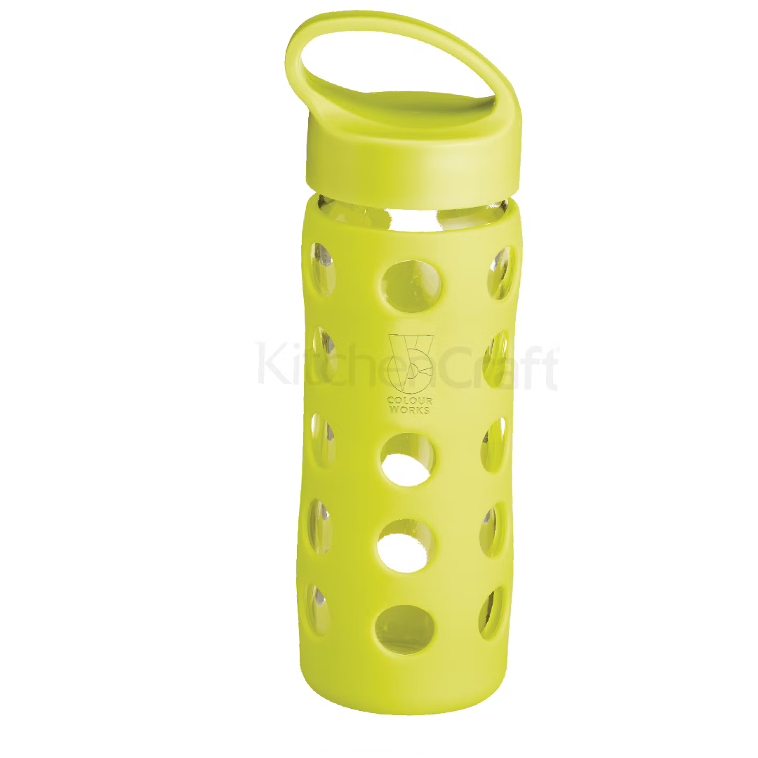 Colourworks Display of 12 450ml Glass Drinks Bottles