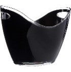 KitchenCraft BarCraft Black Acrylic Drinks Pail