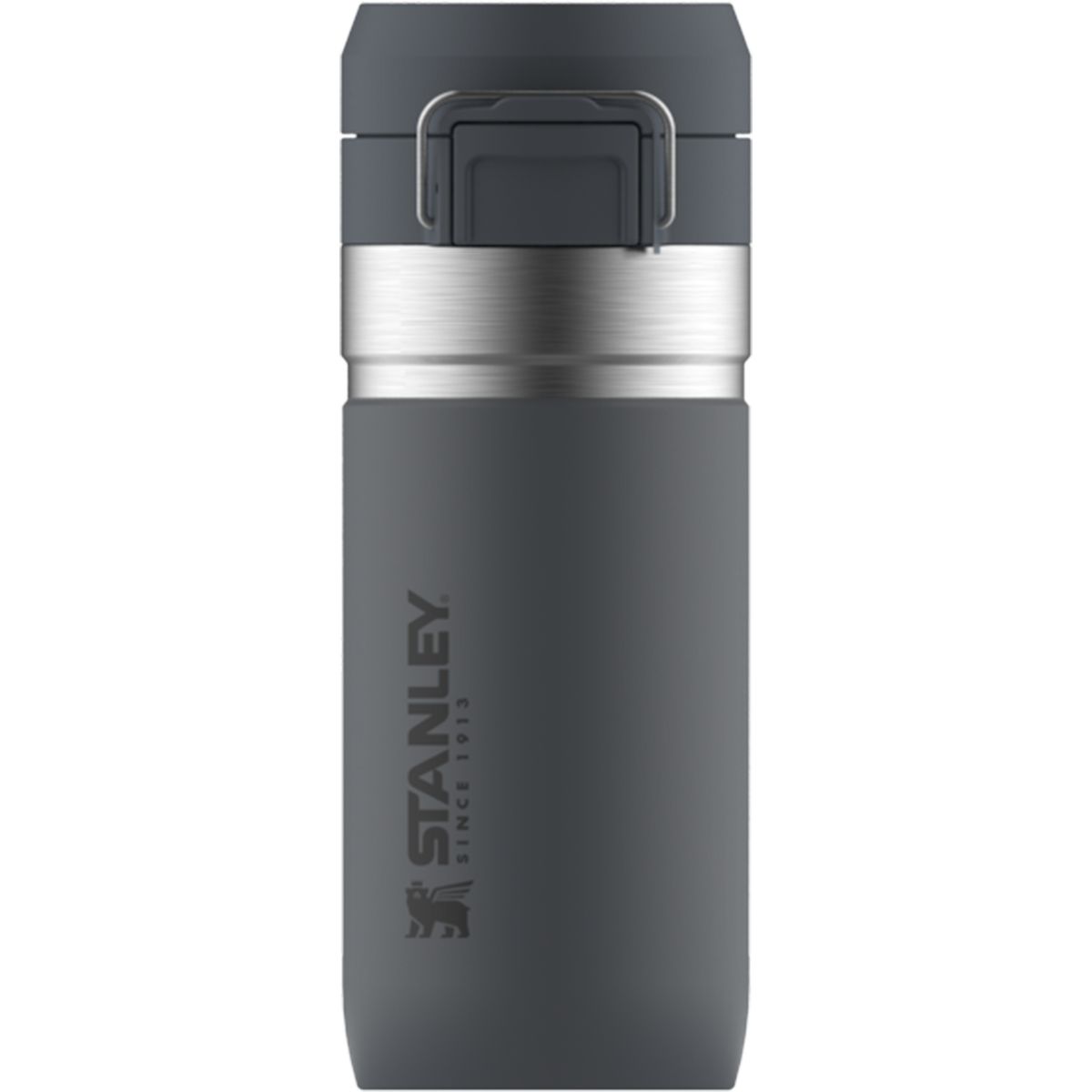 The Quick-Flip Water Bottle .47L / 16oz - Charcoal