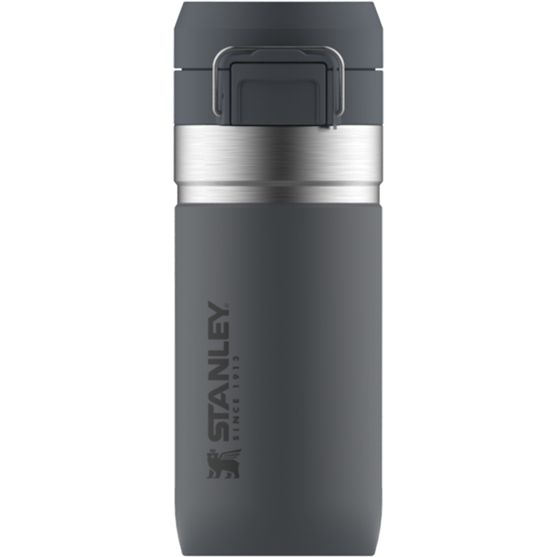 The Quick-Flip Water Bottle .47L / 16oz - Charcoal