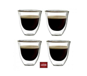 La Cafetiere Jack Double Wall Insulated Espresso Glasses 60ml Set Of 4 CA880406